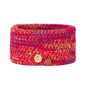 ciepły komin zimowy handmade