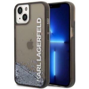 karl lagerfeld klhcp14slckvk iphone 14 6,1" czarny/black hardcase liquid glitter elong