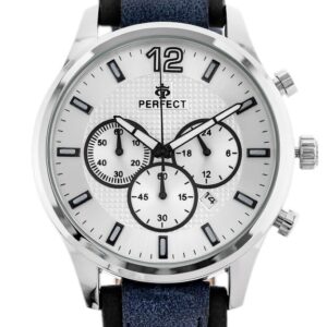 zegarek męski perfect ch01l - chronograf (zp354b) + box