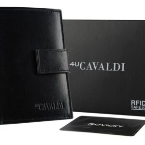 skórzany męski portfel cavaldi 0104l-bs rfid