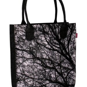 pojemna torebka damska shopper bag filcowa a4