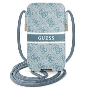 guess torebka guphm4gdbl 6,1" niebieski/blue hardcase 4g stripe