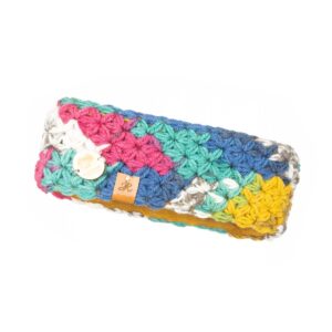 niezwykle ciepła opaska na głowę handmade