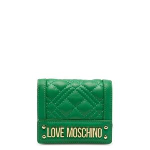 portfel marki love moschino model jc5601pp1gla0 kolor zielony. akcesoria damskie. sezon: wiosna/lato