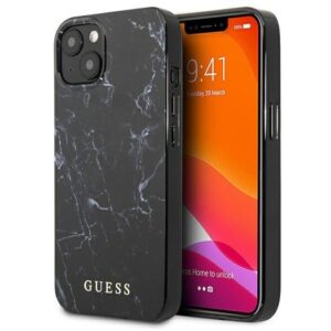 guess guhcp13mpcumabk iphone 13 6,1" czarny/black hardcase marble