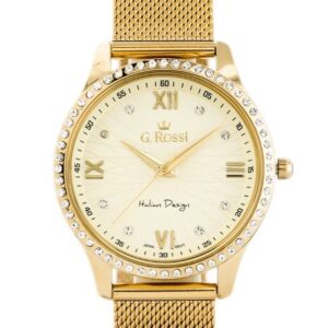 zegarek g. rossi - 6748b-4d1 (zg788c) gold + box