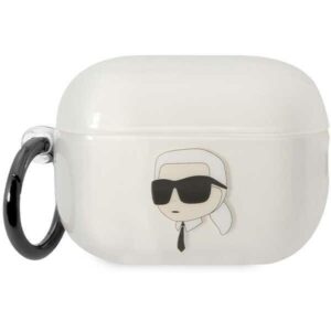 karl lagerfeld klap2hniktct airpods pro 2 cover transparent  ikonik karl lagerfeld