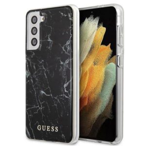 guess guhcs21mpcumabk s21+ g996 czarny/black hardcase marble