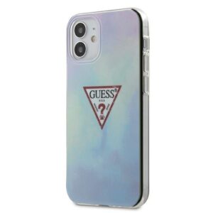 guess guhcp12spcumcgc02 iphone 12 mini 5,4" niebieski/blue hardcase tie & die collection