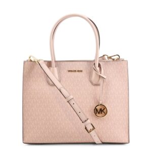 torebka marki michael kors model mercer_35t2gm9s3b kolor różowy. torby damskie. sezon: cały rok
