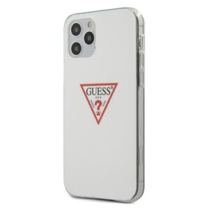 guess guhcp12mpcuctlwh iphone 12/12 pro 6,1" biały/white hardcase triangle collection