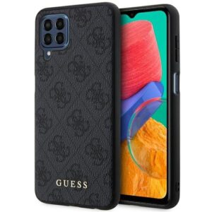guess guhcsm33g4gfgr m33 5g m336 szary/grey hard case 4g metal gold logo
