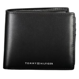 czarny portfel męski tommy hilfiger