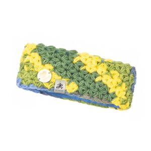 niezwykle ciepła opaska na głowę handmade