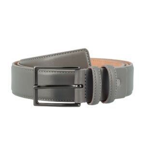 nuvola pelle mens full grain leather belt made in italy soft calfskin elegant belt h 34mm with metal buckle