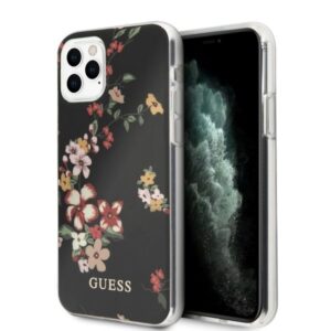guess guhcn65imlfl04 iphone 11 pro max czarny/black n°4 flower collection