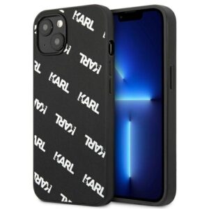 karl lagerfeld klhcp13mpulmbk3 iphone 13 6,1" hardcase czarny/black allover