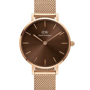 zegarek damski daniel wellington dw00100476 - petite amber 28mm (zw501h)