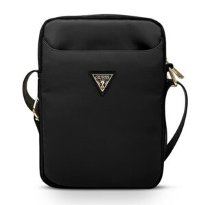 guess torba gutb10ntmlbk 10" czarny /black nylon triangle logo