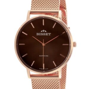 zegarek damski bisset bsbf33 (zb579k) - szafirowe szkło