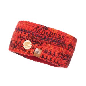 niezwykle ciepła opaska na głowę handmade