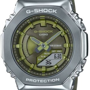 zegarek marki casio model gm-s2_m kolor zielony. akcesoria męskie. sezon: cały rok
