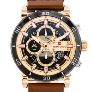 zegarek męski naviforce nf9131 (zn086d) rose gold + box