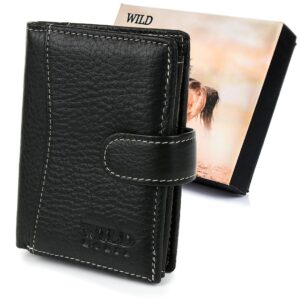 portfel męski brązowy wild horse skóra naturalna rfid g75