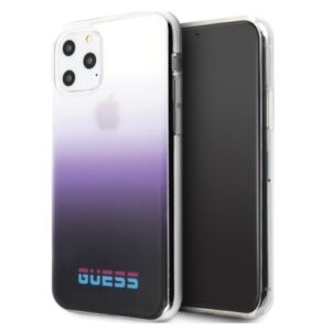 guess guhcn65dgcpi iphone 11 pro max purpurowy/gradient purple hard case california
