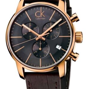 zegarek marki calvin klein model k2g27 kolor brązowy. akcesoria męskie. sezon: cały rok
