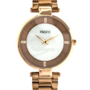 zegarek damski pacific x6119 - brown (zy624d)