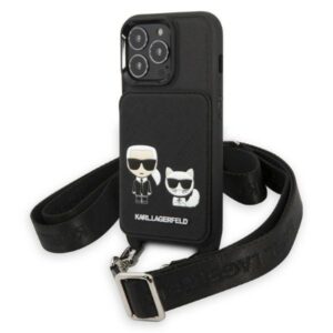 karl lagerfeld klhcp13lsakchsk iphone 13 pro / 13 6,1" hardcase saffiano karl & choupette embossed