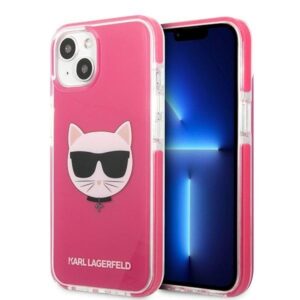 karl lagerfeld klhcp13stpecpi iphone 13 mini 5,4" hardcase fuksja/fuschia choupette head