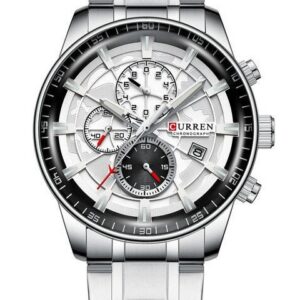 zegarek męski curren 8362 (zc017a) chronograf +box