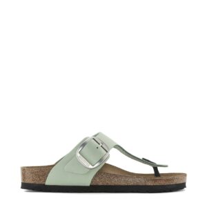 klapki marki birkenstock model gizeh_big-buckle kolor zielony. obuwie damskie. sezon: wiosna/lato