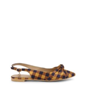 sandały marki laura biagiotti model 6095 kolor zółty. obuwie damskie. sezon: wiosna/lato