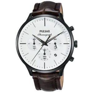 zegarek marki pulsar model pt38 kolor brązowy. akcesoria męskie. sezon: cały rok