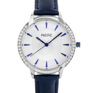 zegarek damski pacific x6167 - pasek - granat (zy661b)