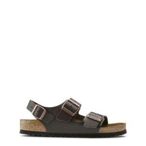 klapki marki birkenstock model milano kolor brązowy. obuwie dla obu płci. sezon: wiosna/lato