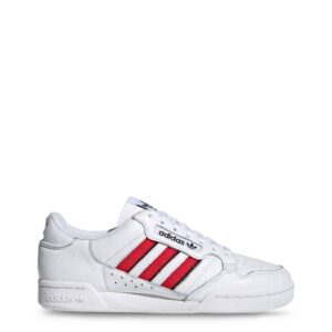 sneakersy adidas 22 białe,różowe buty continental80-stripes