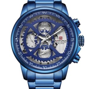zegarek męski naviforce - nf9150 (zn091c) blue + box