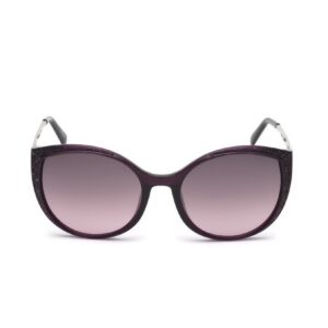 damskie okulary przeciwsłoneczne swarovski model sk0168-78f (szkło/zausznik/mostek) 55/15/150 mm)