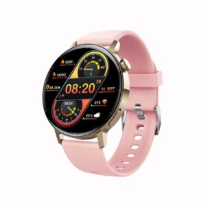 uniwersalny zegarek smartzegarekes model f22r-pink (46mm)
