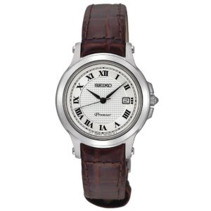 zegarek marki seiko model sxde01 kolor brązowy. akcesoria męskie. sezon: cały rok