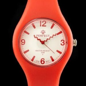 zegarek damski perfect - leila - red (zp689c)