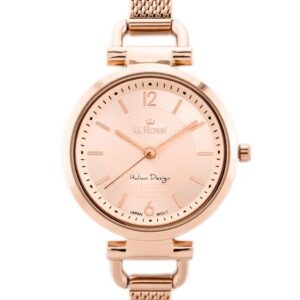 zegarek g. rossi - lesti - 3652b (zg772f) - rose gold + box