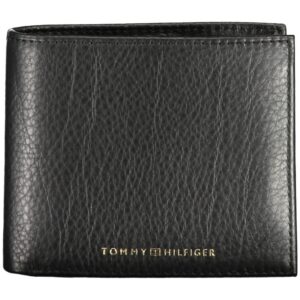 czarny portfel męski tommy hilfiger
