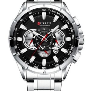 zegarek męski curren 8363 (zc018b) - chronograf