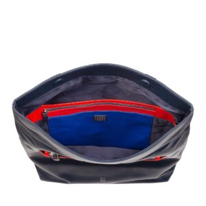 dudu skórzany plecak unisex rucksack daypack, casual sporty design, 15 litrów, wielokolorowy plecak