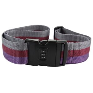 damski dodatki gregorio luggage strap with lock